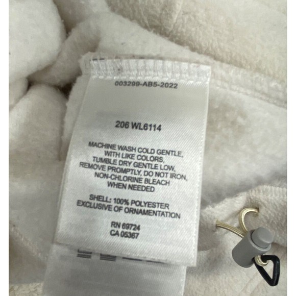 Columbia Sportswear Company Full Zip Women's Size Small Off White Fleece Jacket - Picture 9 of 9